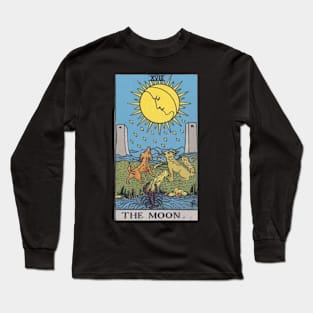 The Moon - Tarot Card Long Sleeve T-Shirt